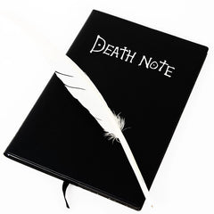 Anime Replica Death Note Notebook Scrapbook, Notebook, Notebook with Feather Pen, Black