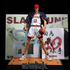 Slam Dunk Shohoku No.10 Figure – Double Head Anime Basketball Figure with Accessories 33×29cm