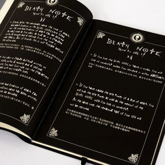 Anime Replica Death Note Notebook Scrapbook, Notebook, Notebook with Feather Pen, Black