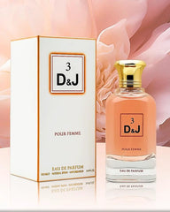 D&J No.3 Pour Femme Eau de Parfum 100ml luxury feminine perfume bottle
