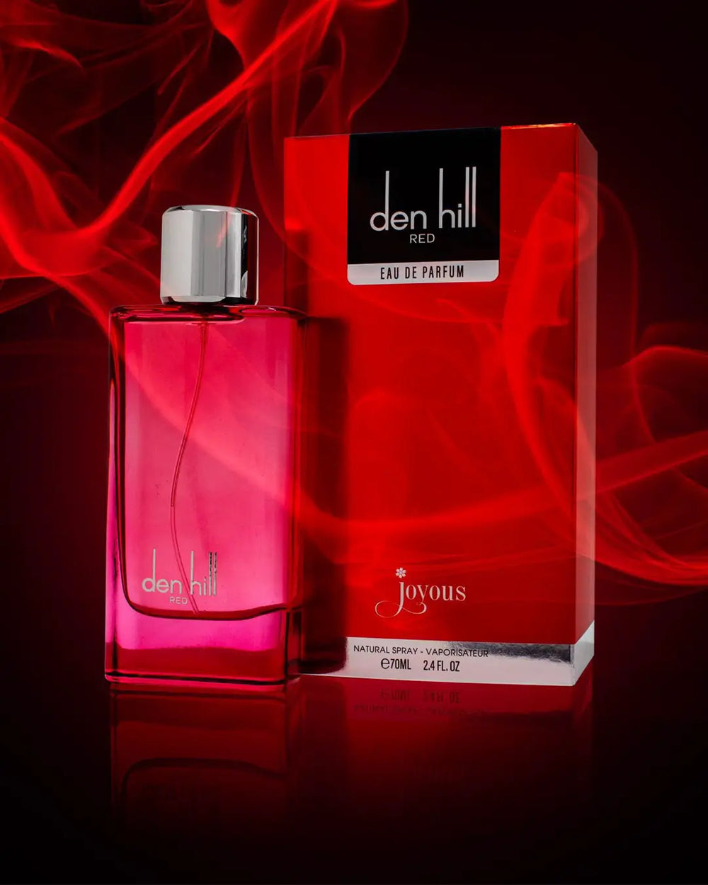 Den Hill Red Eau de Parfum 70ml bottle with red box