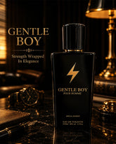 Luxury black men’s perfume bottle with gold accents, cinematic dark lighting, glossy reflections, premium masculine fragrance atmosphere and elegant high-end perfume photography for Shopify beauty branding._1