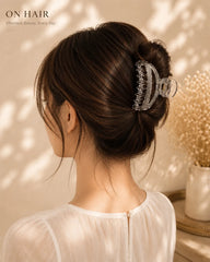 Glossy Hair Claw Clip Set 2pcs 11cm UAE