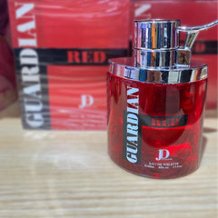 Guardian Red Eau de Parfum for Men – 100ml Bold Red Bottle with Silver Cap