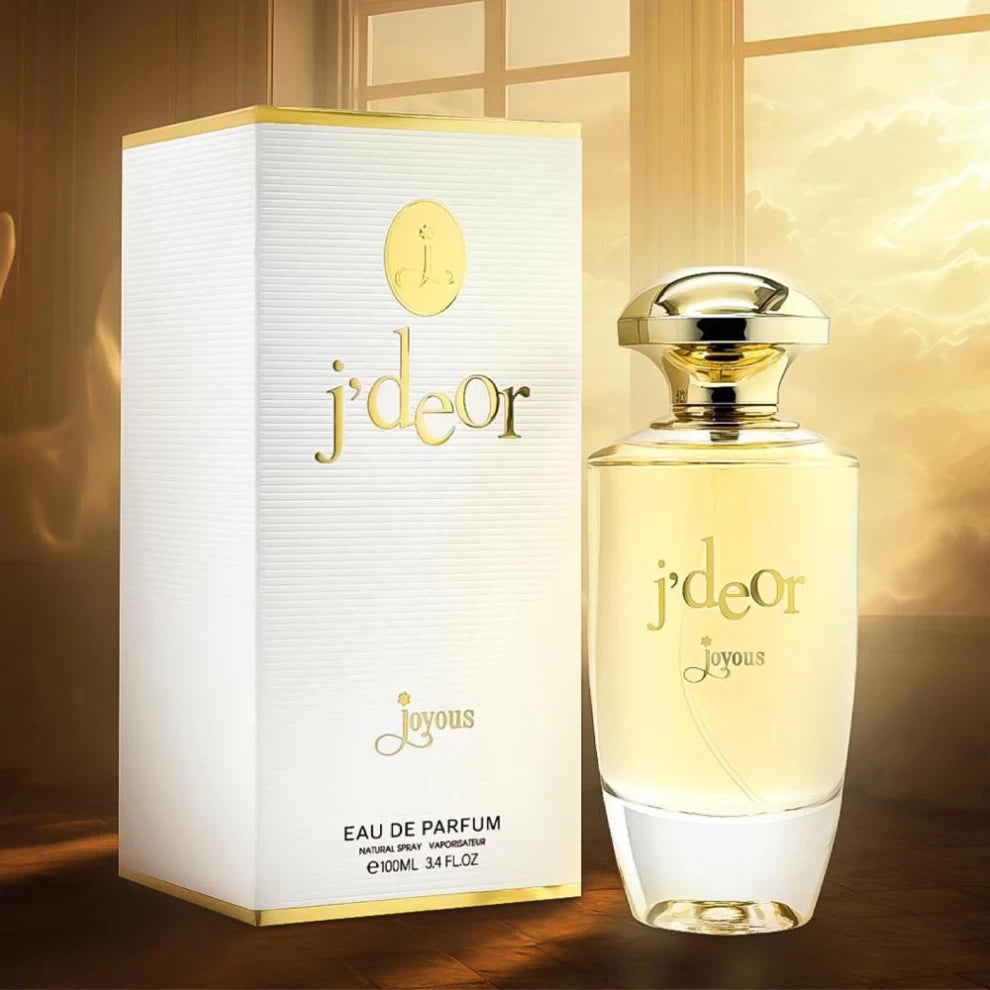 J’deor Perfume Bottle and Box – Eau de Parfum 100ml for Women