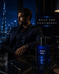 Joyous De Blue Eau de Parfum for Men – Fresh Woody Scent – 100ml