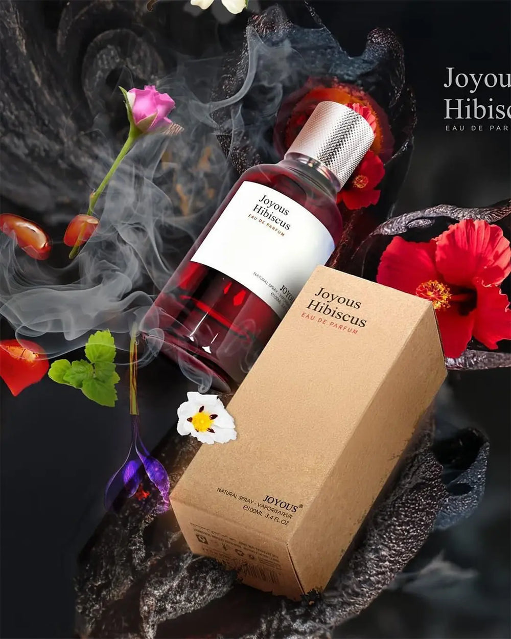 Joyous Hibiscus Eau de Parfum 100ml luxury perfume bottle