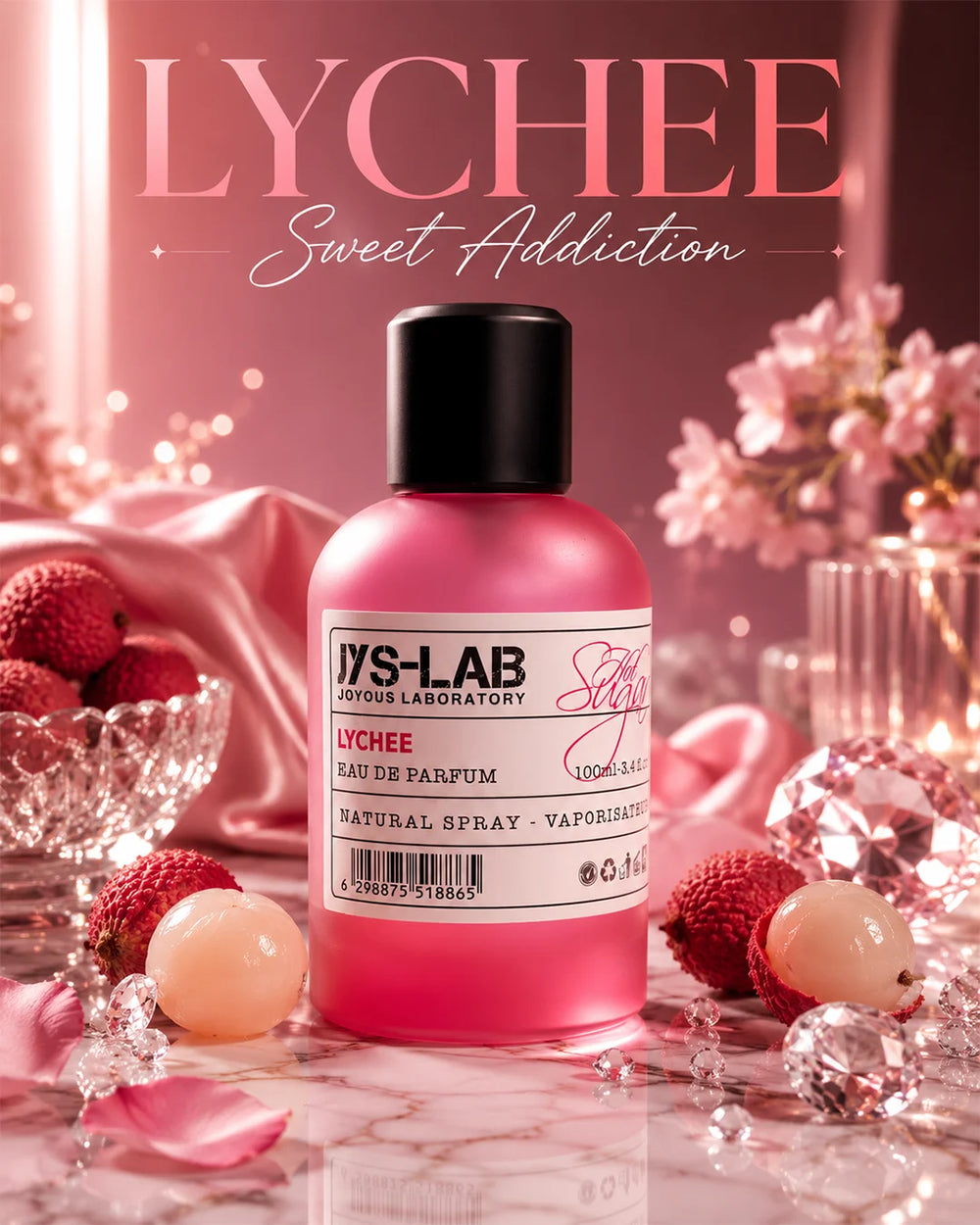 JYS-LAB Lychee perfume 100ml – fruity fresh scent – MMRK_1