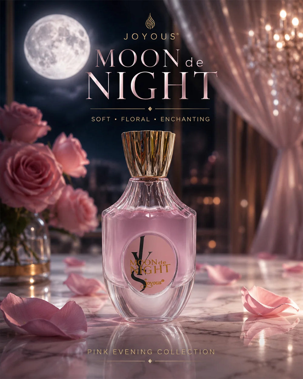 Moon De Night Joyous Eau de Parfum Luxury Night Perfume for Women Long Lasting_1