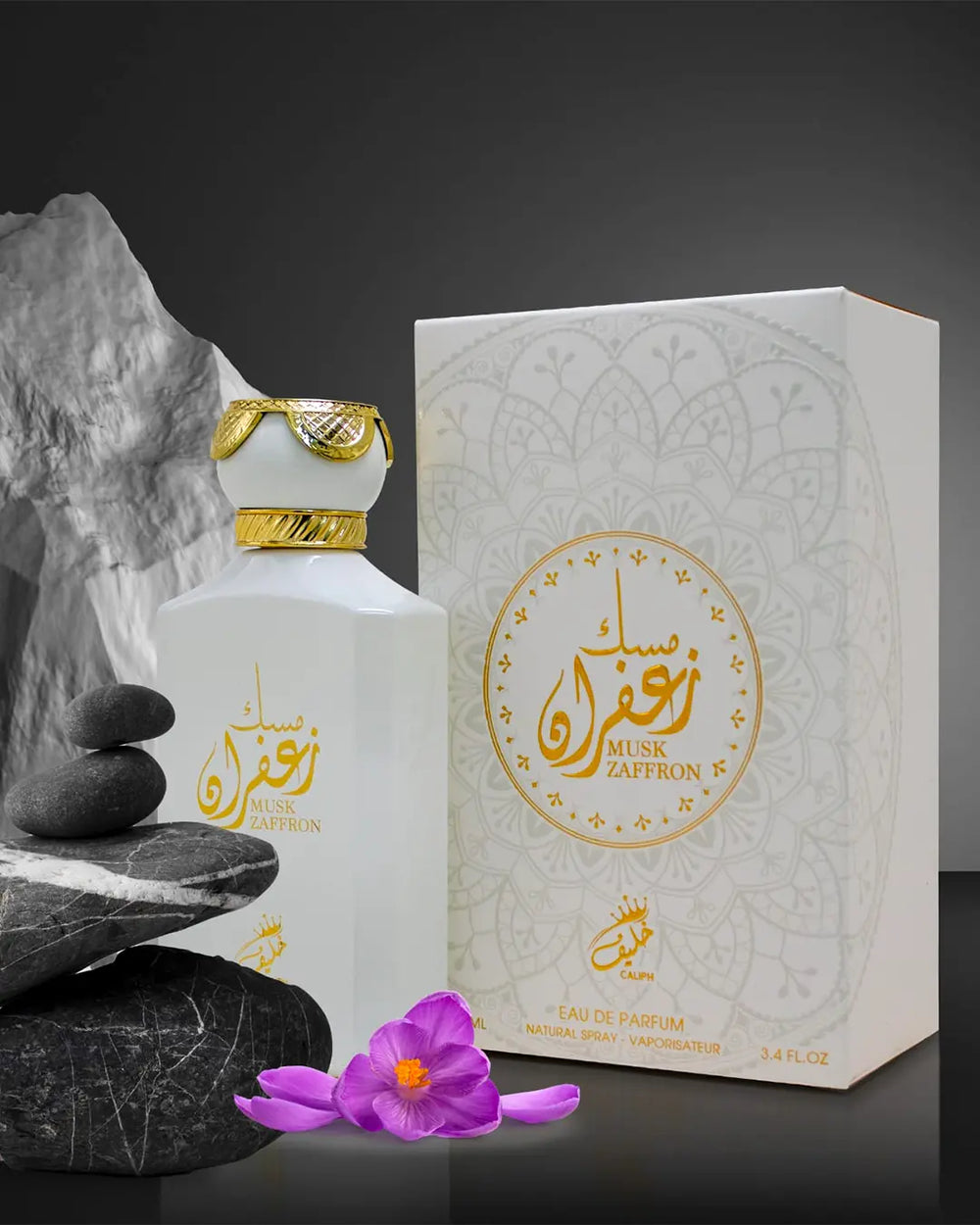 Musk Zaffron Caliph Eau de Parfum luxury oud saffron arabic perfume long lasting fragrance
