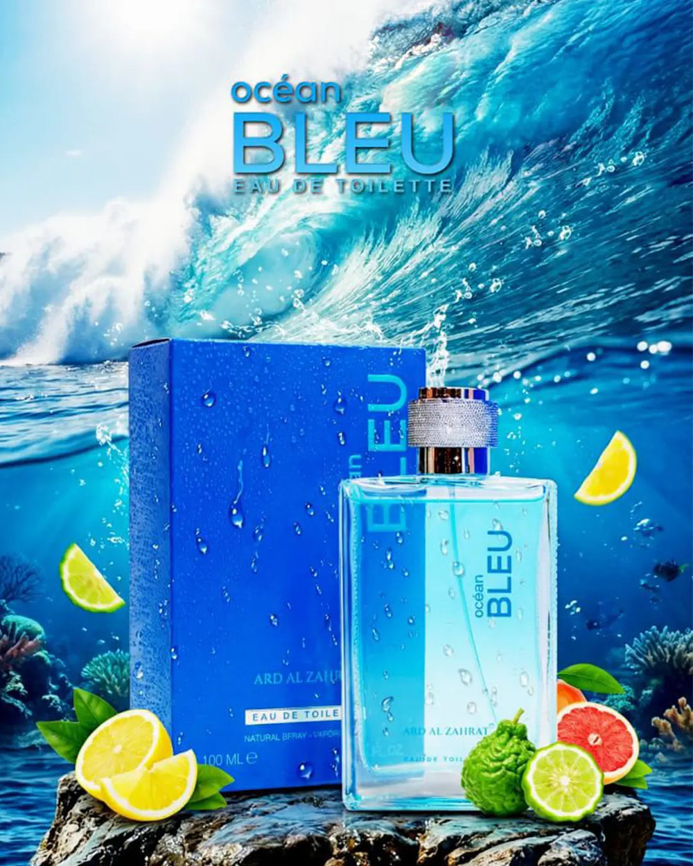 Ocean Bleu Eau de Toilette 100ml perfume bottle