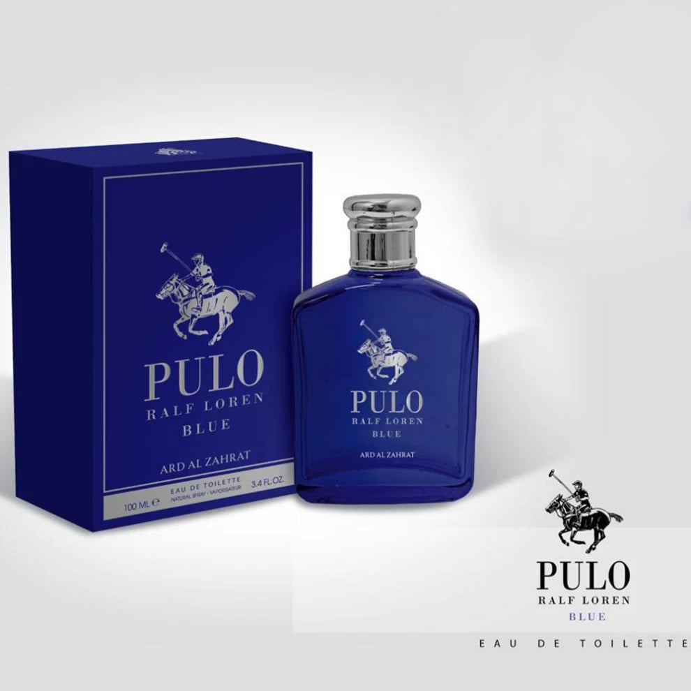 Pulo Blue Eau de Toilette – 100ml Men’s Fresh Aquatic Perfume Bottle