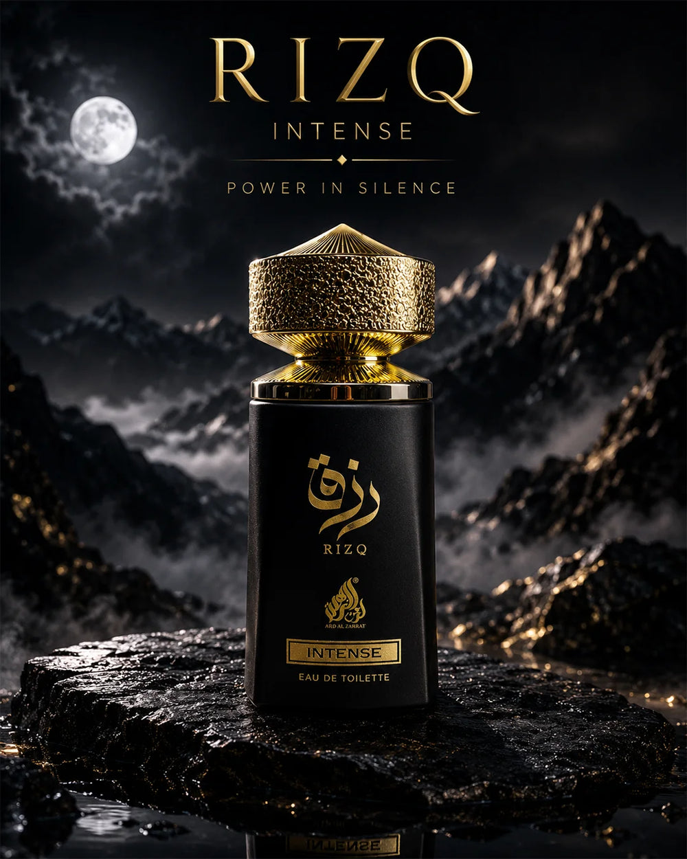 RIZQ Intense Eau de Toilette – 100ml Amber Woody Men Perfume_1