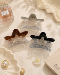 Star Hair Claw Clip Set – 3pcs – 9cm