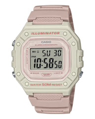 Casio W-218HC Digital Watch – 50M Water Resistant Color Pop Resin Design