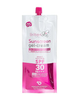 Brilliant Skin Sunscreen Gel-Cream SPF 30 PA+++ 50g front pouch packaging on a clean white background