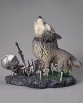 Dark Souls Great Grey Wolf Sif Statue 21cm Dark Fantasy Gaming Figure