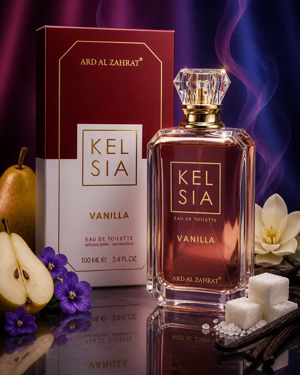 Kelsia Vanilla perfume 100ml sweet warm creamy vanilla fragrance UAE