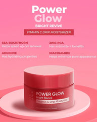 Luxe Organix Power Glow Vitamin C Drip Moisturizer 50g brightening face moisturizer product view