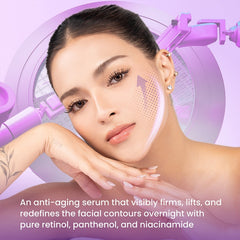 Luxe Organix Retinol Radiance Serum for overnight firming and lifting care