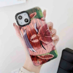 One Piece Zoro Energy Slash iPhone case shown in hand
