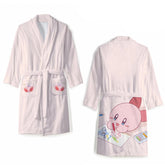 Kirby Bath Robe – Soft Cotton Anime Towel Robe