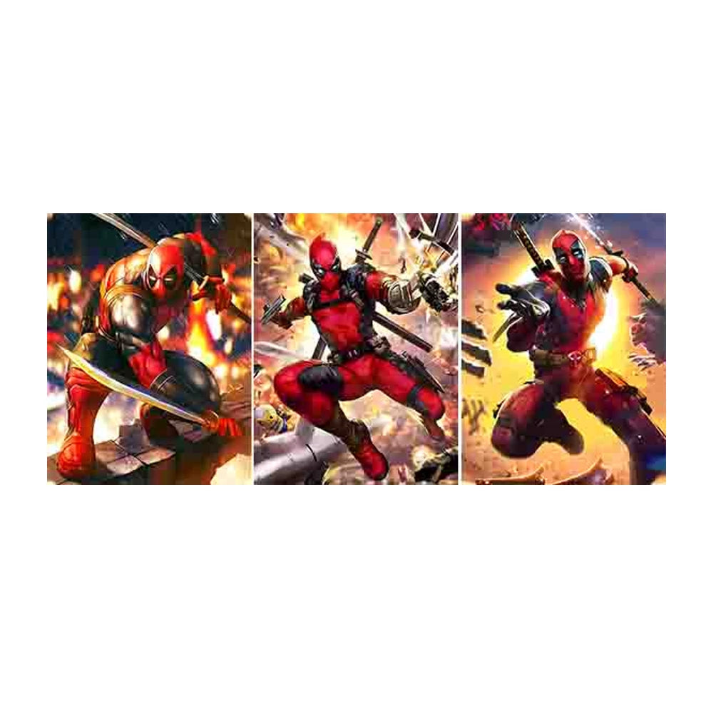 Dead Pool 3D Poster (3 in 1) - Vers.1