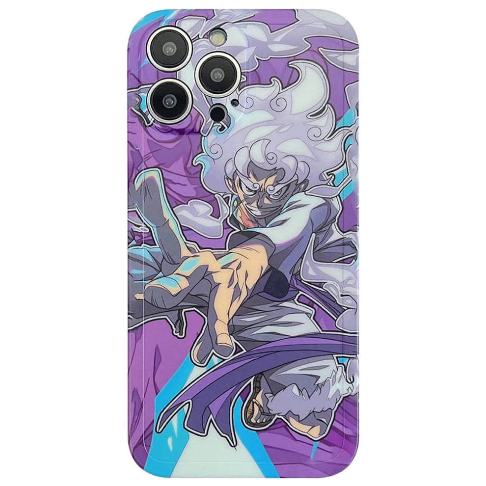 Anime One Piece: Luffy's Gear 5 Phone Case - Vers.1 (For iPhone)