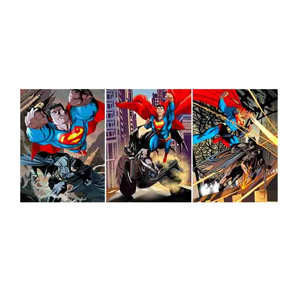 Super Man 3D Poster (3 in 1) - Vers.2