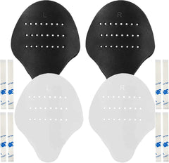 Shoes Crease Protectors Set – Black & White – Anti-Wrinkle Soft Foam Inserts (2 Pcs Left/Right)