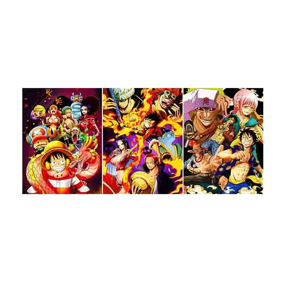Anime One Piece 3D Poster (3 in 1) - Vers.27