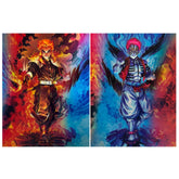 Anime Demon Slayer 3D Poster (2 in 1) - Vers.1