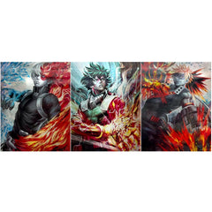 Anime My Hero Academia 3D Poster (3 in 1) - Vers.4