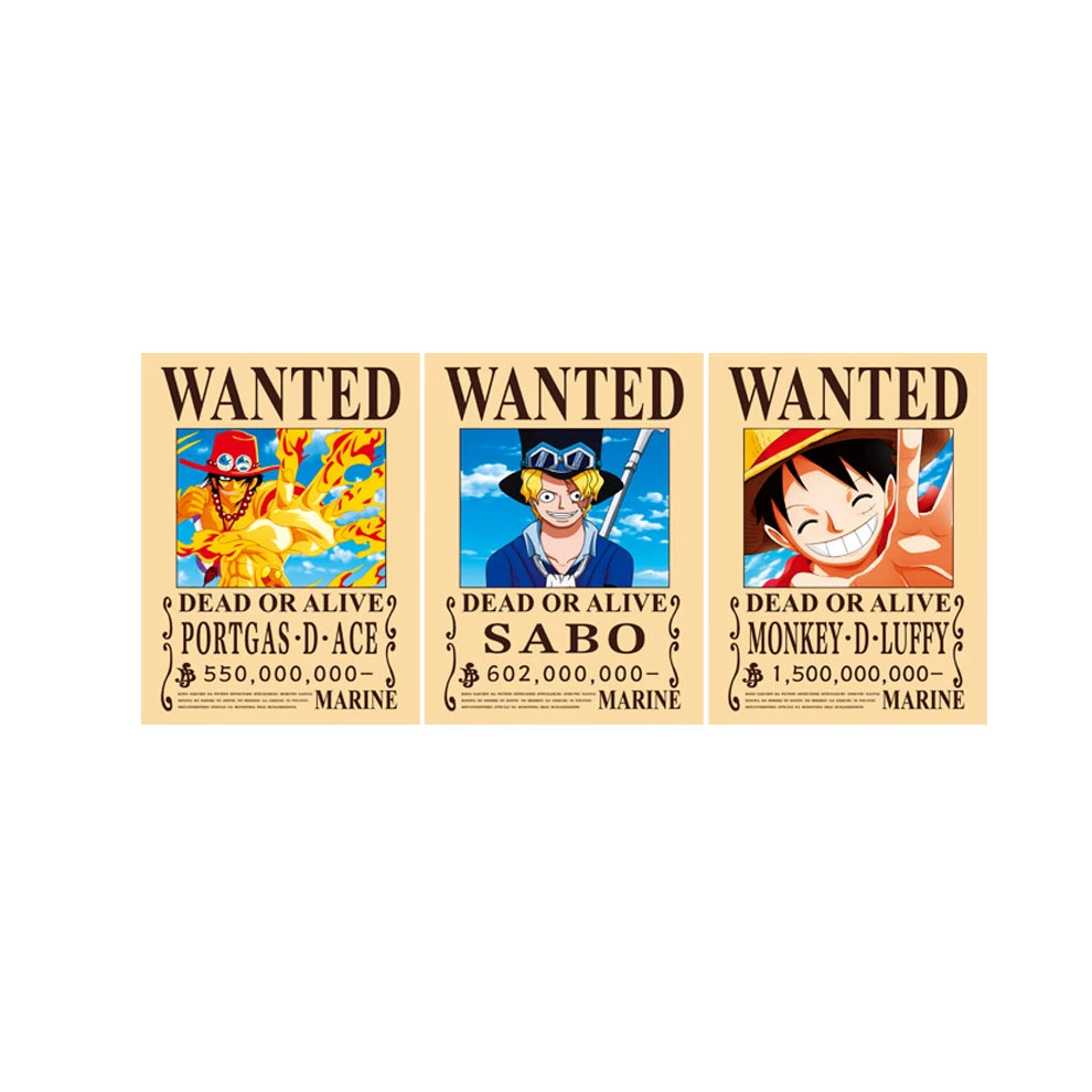 Anime One Piece 3D Poster (3 in 1) - Vers.6