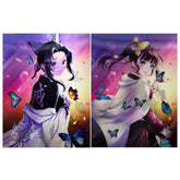 Demon Slayer 3D Poster – Shinobu Kocho & Kanao Tsuyuri (40x30 cm)