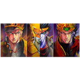 JoJo's Bizarre Adventure 3D Poster (3 in 1) - Vers.1