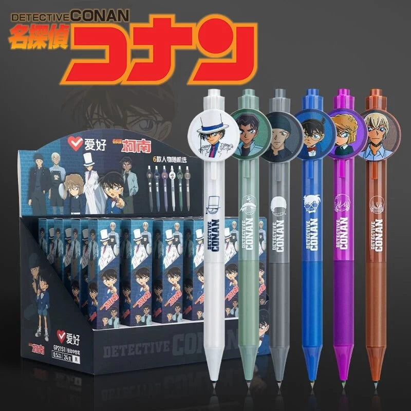 Detective Conan Character Gel Pen – 0.5mm Black Ink