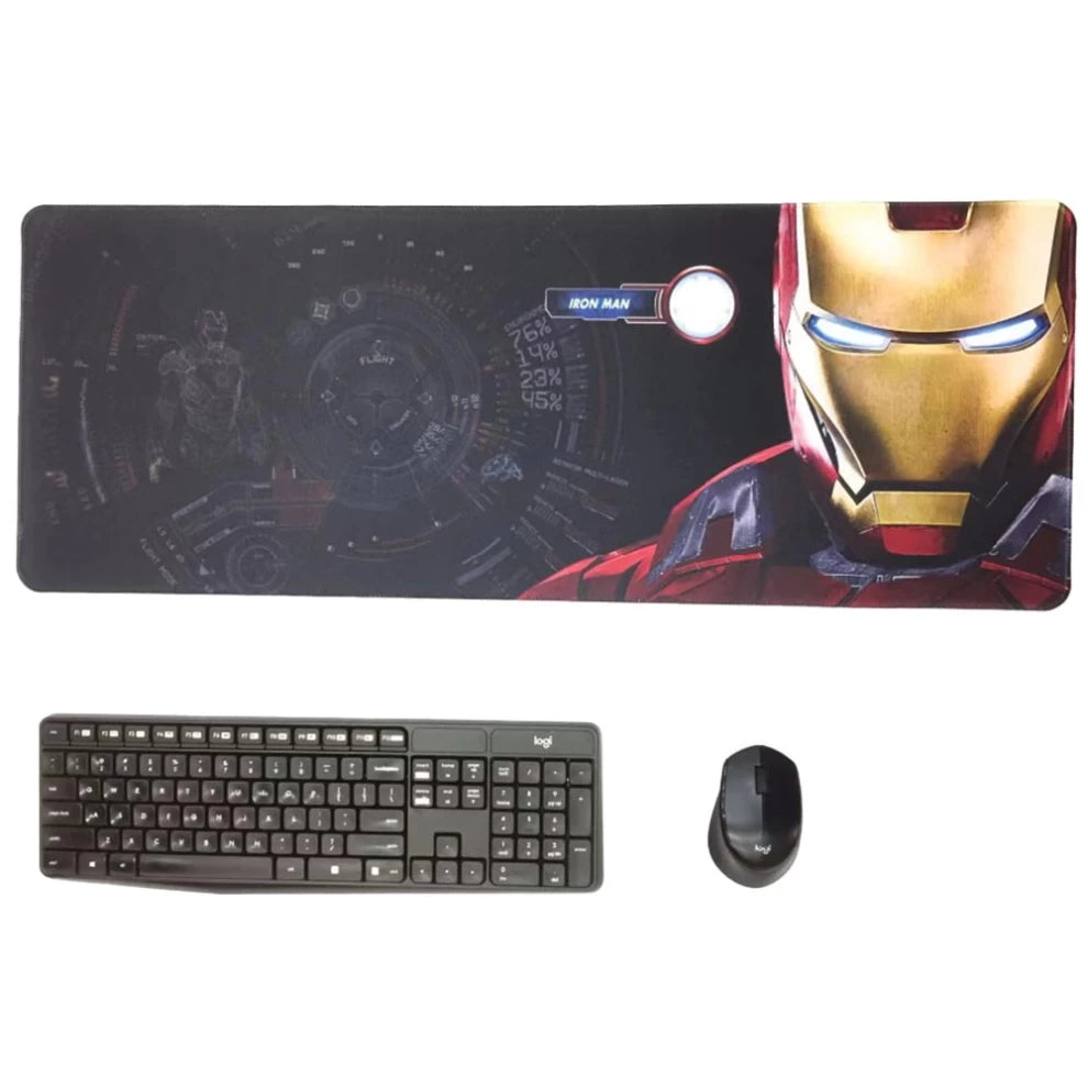 Iron Man Mouse Pad – Tech Face HUD Design