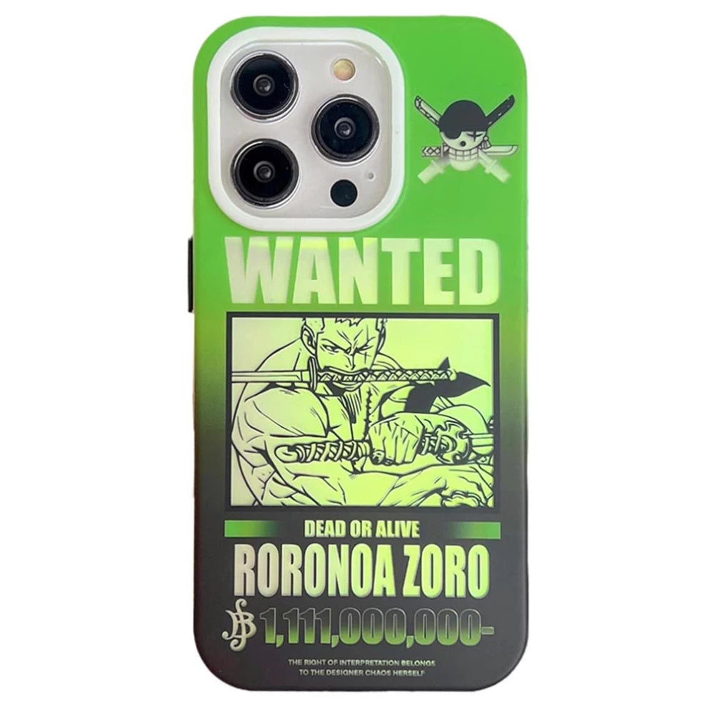 Anime One Piece: WANTED Phone Case - Vers.2 (For iPhone)