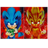 Sonic 3D Poster (2 in 1) - Vers.6