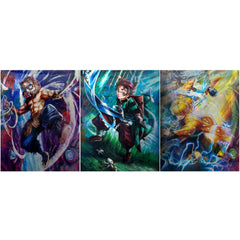 Anime Demon Slayer 3D Poster (3 in 1) - Vers.2