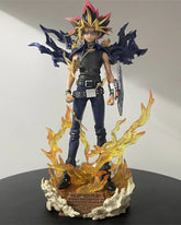Yu-Gi-Oh Atem Yugi Muto Dual Head Figure 27cm Anime Collectible