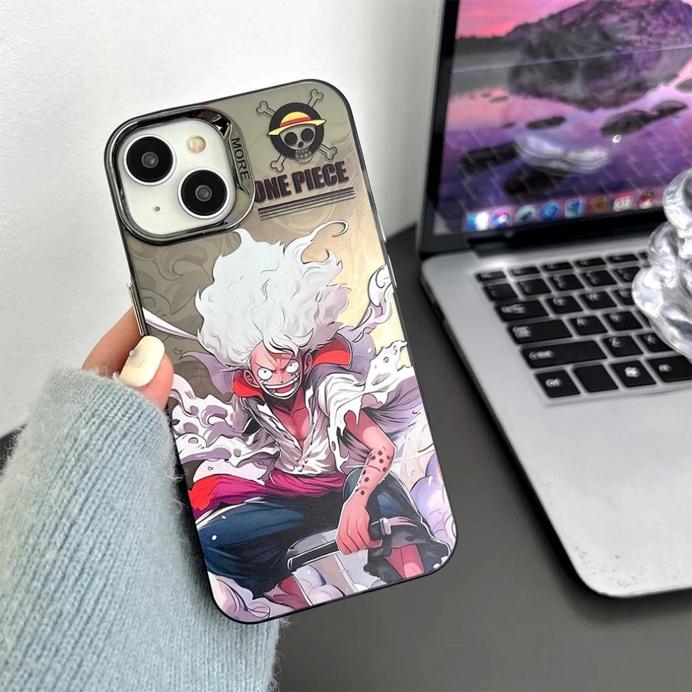Anime One Piece: Luffy's Gear 5 Phone Case - Vers.10 (For iPhone)