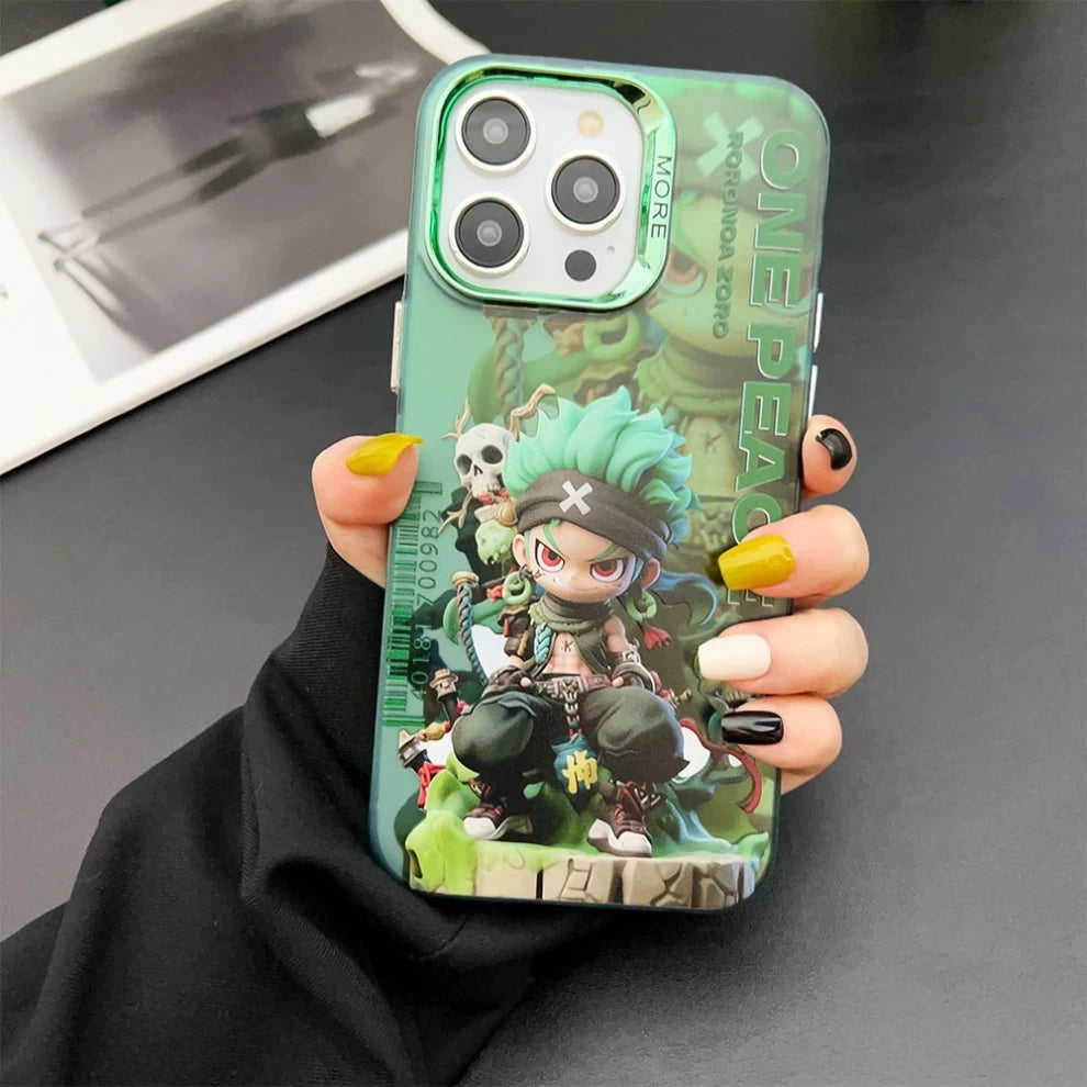 Anime One Piece: Roronoa Zoro Phone Case - Vers.7 (For iPhone)