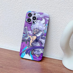 Anime One Piece: Luffy's Gear 5 Phone Case - Vers.1 (For iPhone)
