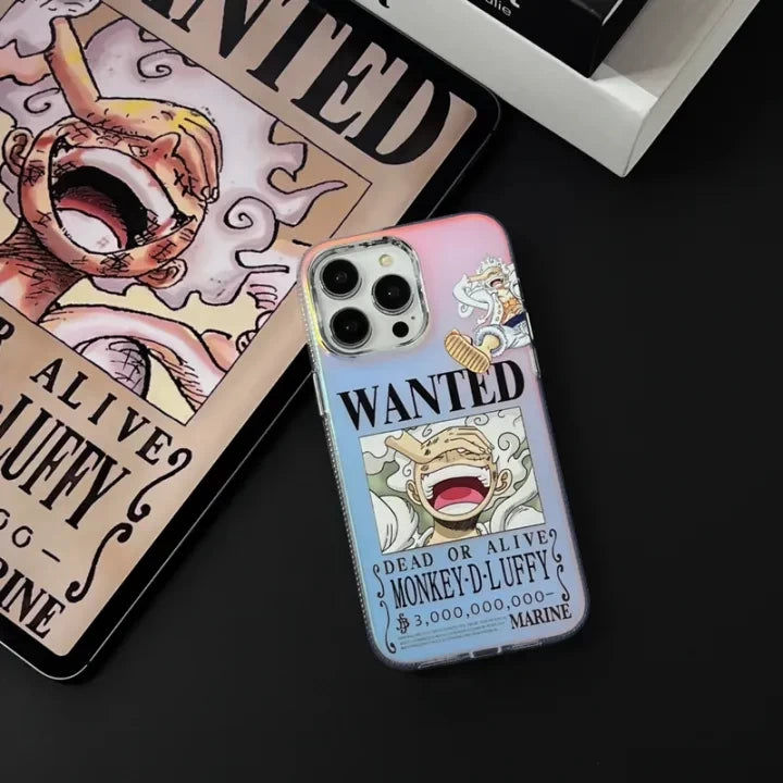 Anime One Piece: WANTED Phone Case - Vers.1 (For iPhone)