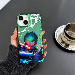 Anime One Piece: Roronoa Zoro Phone Case - Vers.12 (For iPhone)