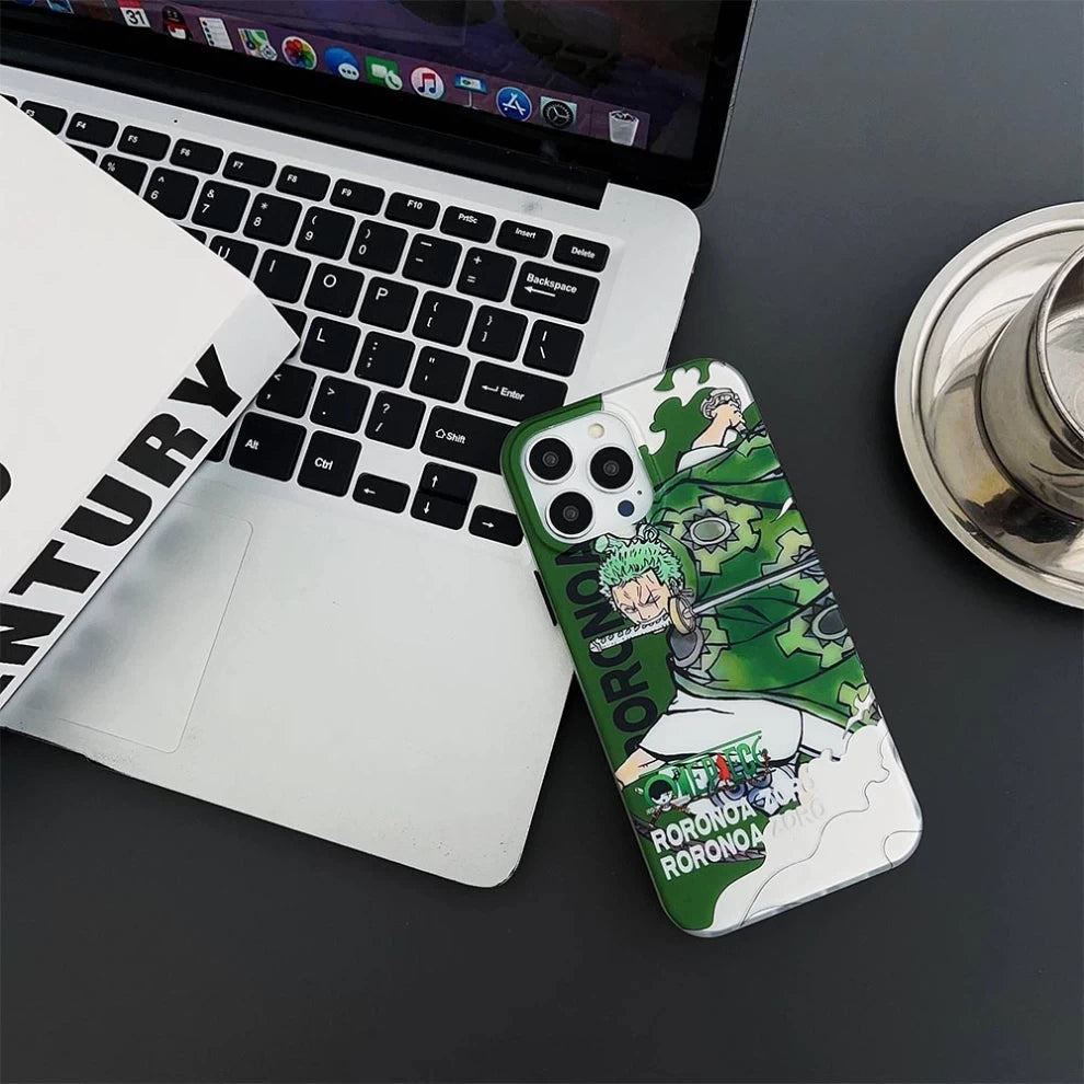 Anime One Piece: Roronoa Zoro Phone Case - Vers.3 (For iPhone)