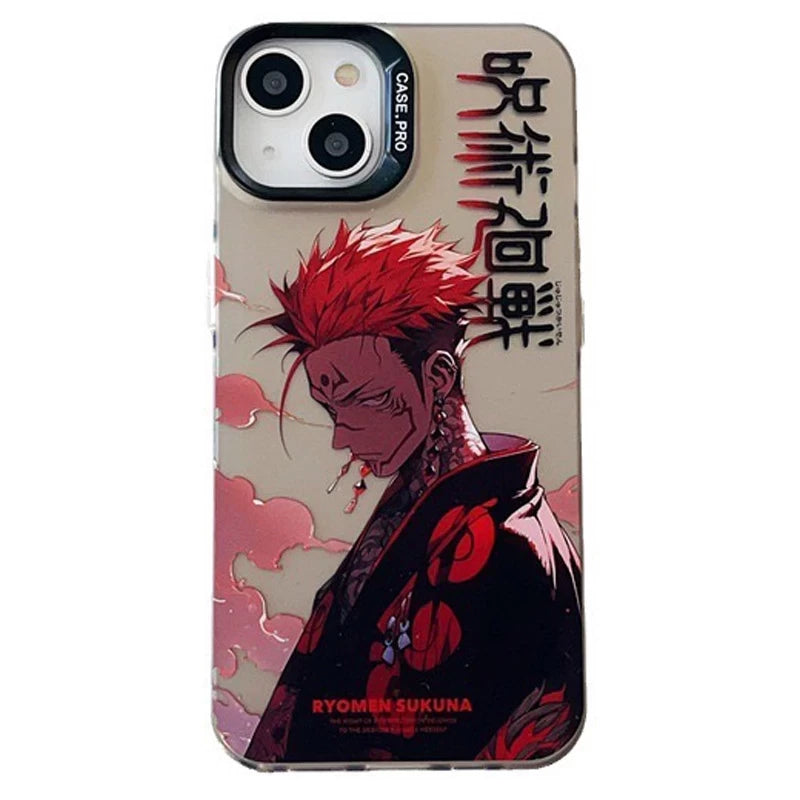 Anime Jujutsu Kaisen: Ryomen Sukuna Phone Case - Vers.28 (For iPhone)
