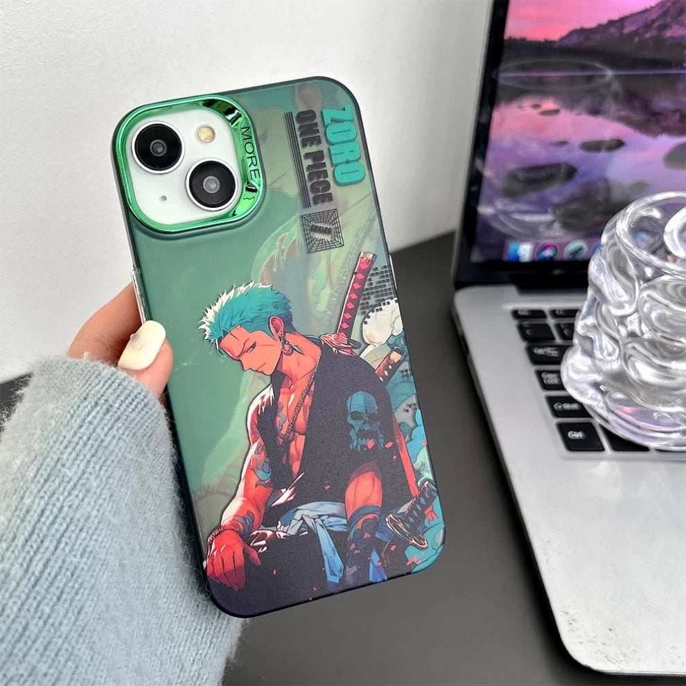 Anime One Piece: Roronoa Zoro Phone Case - Vers.17 (For iPhone)